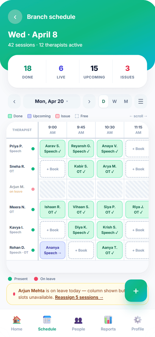 Weekly Scheduling Calendar